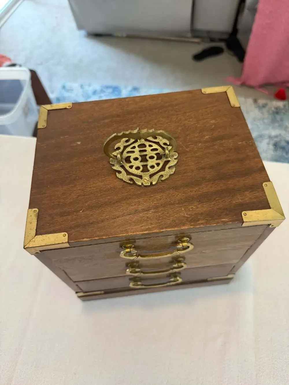 Japanese Tansu Musical Jewelry Chest/Music Box